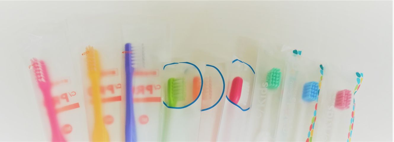 指導用歯ブラシ